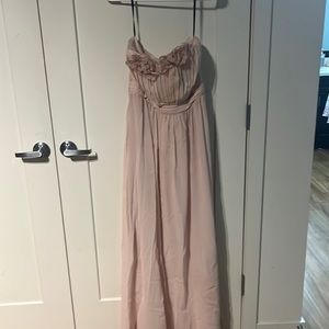 Strapless light pink/blush formal dress worn one time. H&M size 12